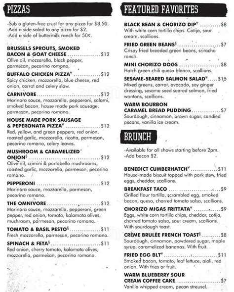 5 THE SHOP BEER CO. . Alamo drafthouse food menu